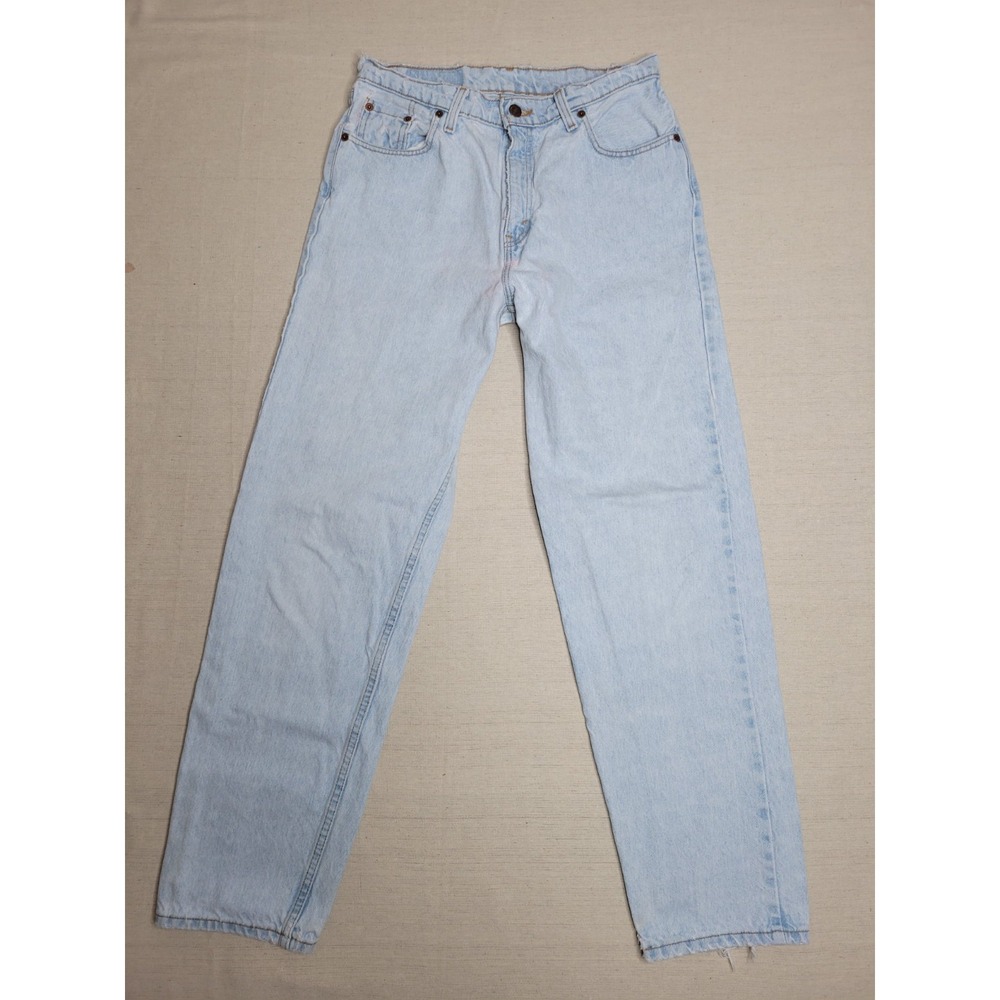 Levi's Jeans 560 Women's Size 13 Med Light Wash Distressed USA Made Vintage